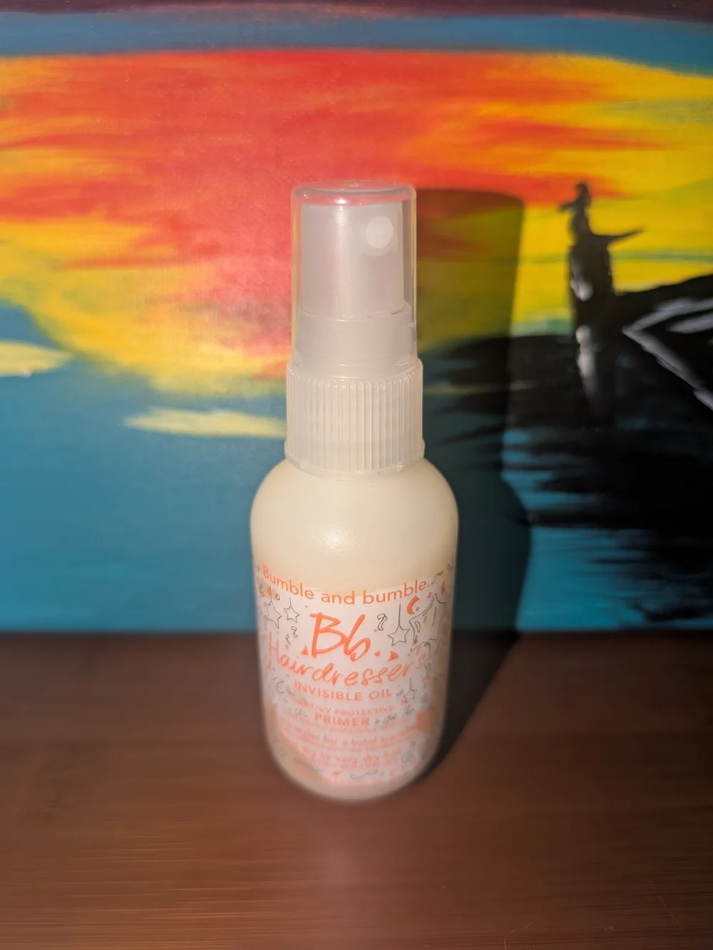 Bumble and bumble Hairdresser's Invisible Oil Primer - White with Orange Print